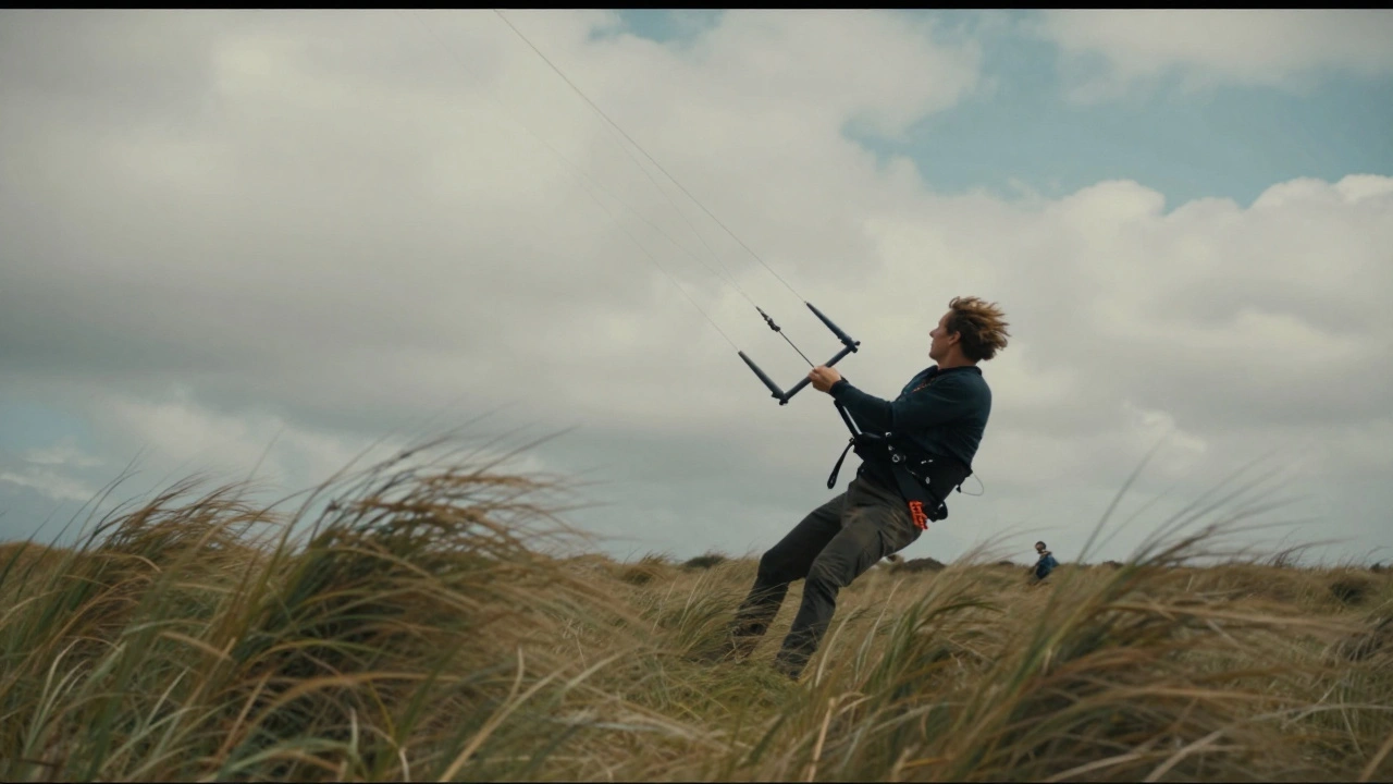 Turbulence and Gusty Winds: How Kites React to Unstable Air