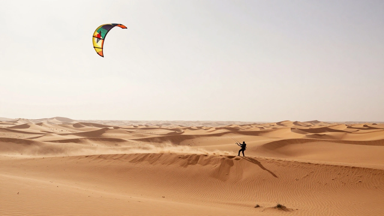 Kite Flying in Deserts: Mastering Extreme Sand and Wind Conditions