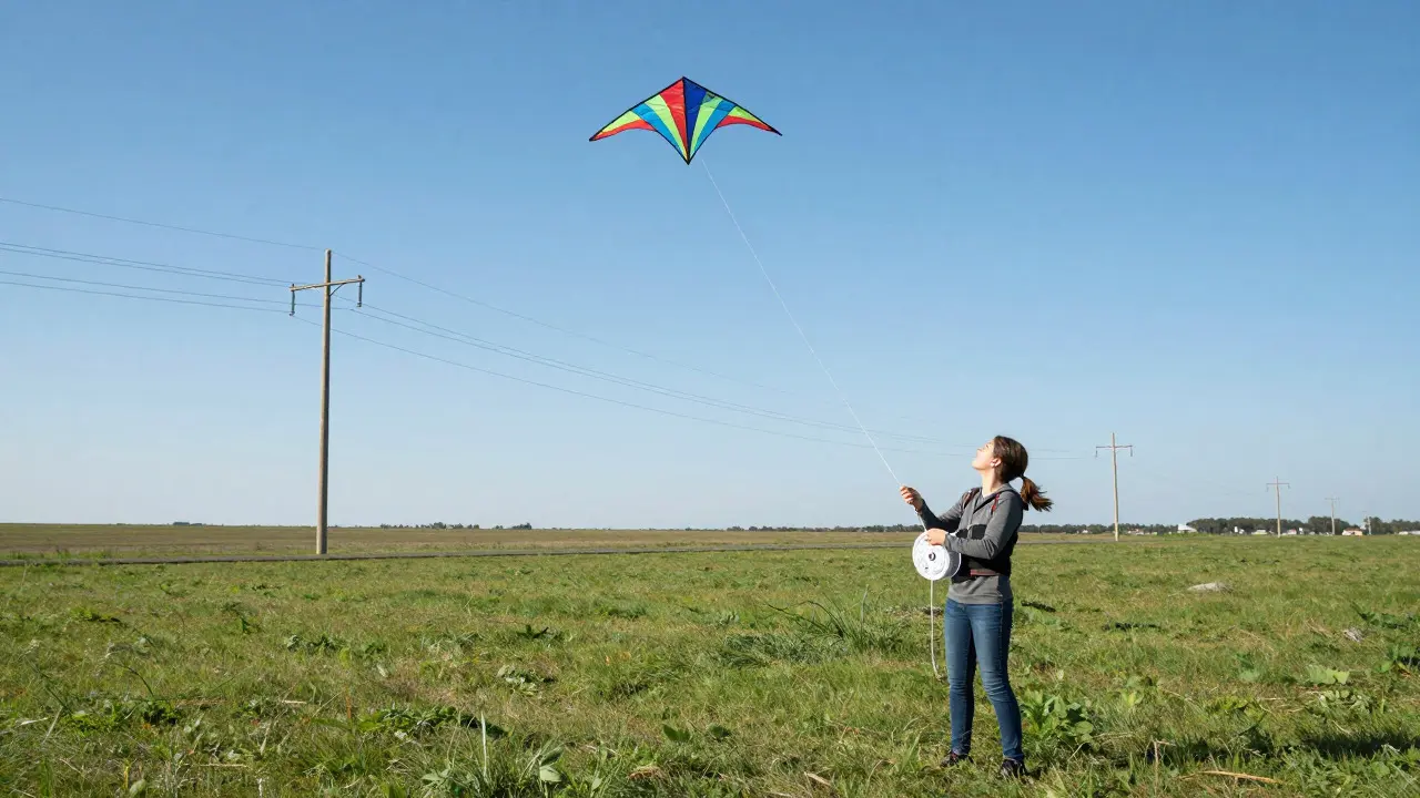 Beginner Kite Safety Rules: Distance from Trees, Roads, and Power Lines