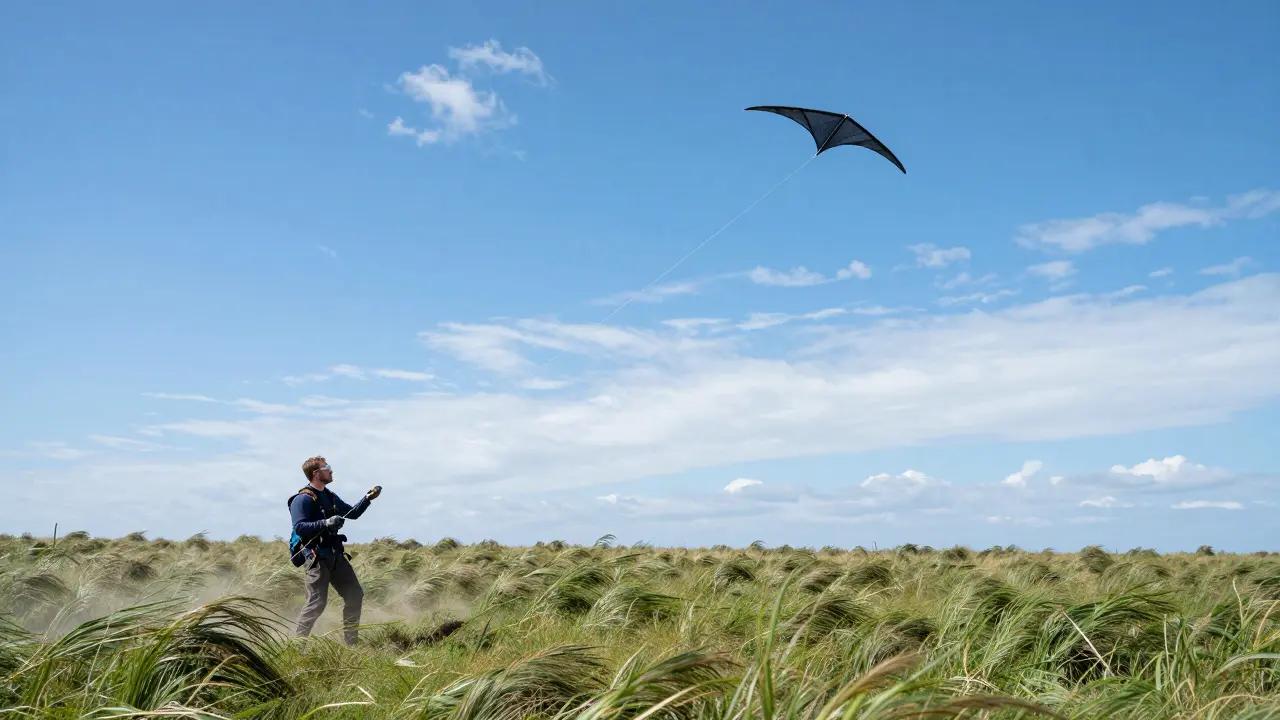 High-Wind KAP Strategies: Drogues, Tails, and Angle-of-Attack Control