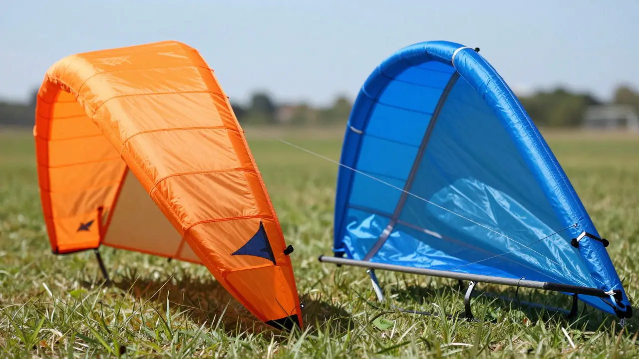 Parafoil vs. Sled Kites: Stability and Wind Range Guide