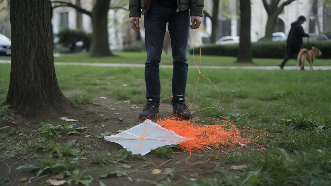 How to Fly a Beginner Kite with Short Lines in Small Parks