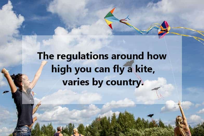 How high can I legally fly a kite
